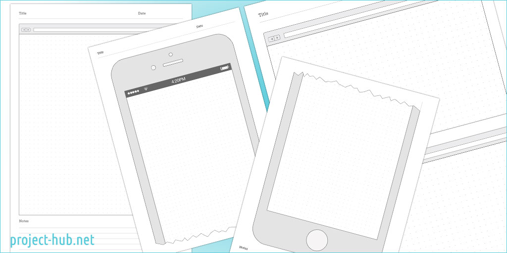 responsive wireframe templates